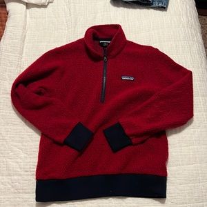Womens Patagonia fleece quarter zip